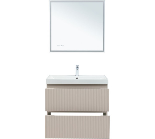 Тумба под раковину Aquanet Джейн (Flat) 80 бежевый