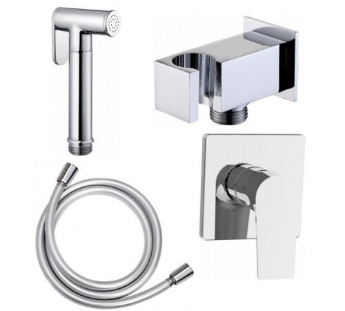 Набор смесителя с гигиеническим душем Aquanet Static 1.04 (с внутренней частью)