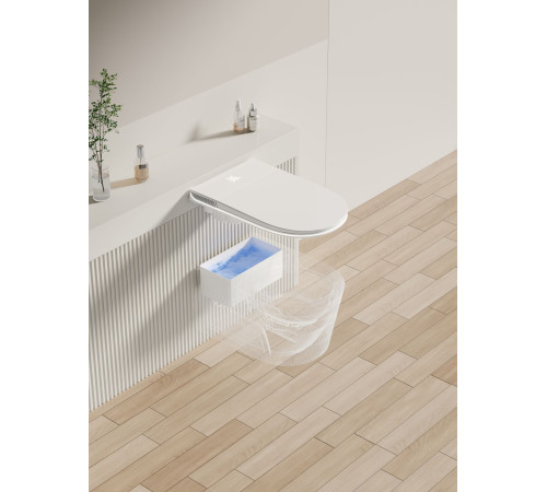 Унитаз подвесной Allen Brau Smart 4.I1001.20 белый, с функцией биде