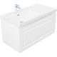 Тумба под раковину Aquanet Агата 100 белый сатин