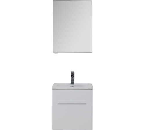 Зеркальный шкаф Aquanet Порто 50 белый