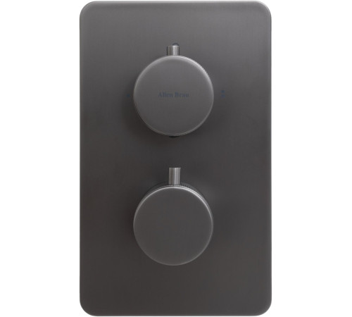 Смеситель для ванны Allen Brau Priority 5.31213-MG (с внутренней частью, 2 выхода) графит браш