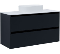 Тумба под раковину Allen Brau Activity 120 1.34007.AM антрацит матовый/черный браш