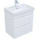 Тумба под раковину Aquanet Слим 60 белый сатин
