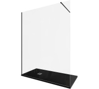 Душевая перегородка Allen Brau Infinity 1 160 3.21033.BBA черный браш