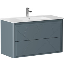 Тумба под раковину Allen Brau Paris 100 1.360002.BGM синий матовый