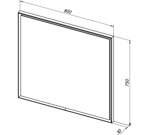 Зеркало Allen Brau Activity 80 1.340027.PGM платина матовый