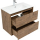 Тумба под раковину Aquanet Милан 80 дуб рустикальный