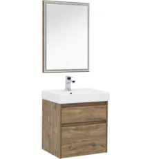 Мебель для ванной Aquanet Nova Lite 60 дуб рустикальный (2 ящика)