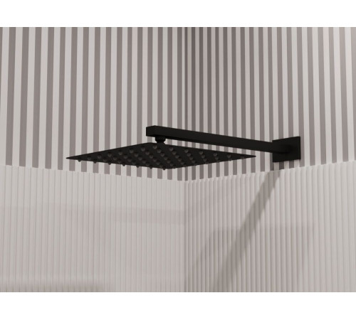 Верхний душ Allen Brau Infinity 5.21A19-31 черный матовый