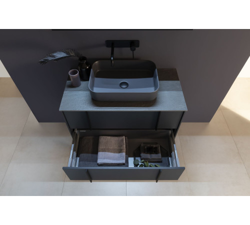 Тумба под раковину Allen Brau Reality 90 1.32006.AM антрацит матовый