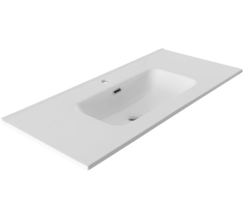 Раковина Aquanet Flat 100 белая матовая