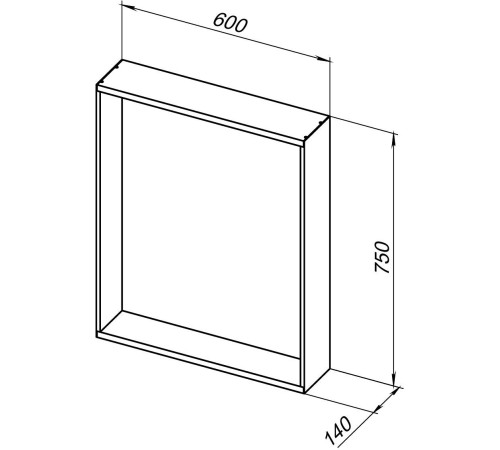 Зеркало Allen Brau Reality 60 1.32016.02 серебро браш