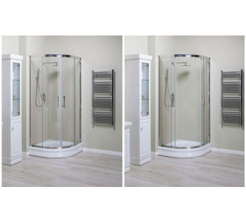 Душевой уголок Aquanet Delta NPE2142 90x90, R550, прозрачное стекло