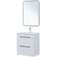 Тумба под раковину Aquanet Практика 60 белый матовый (2 ящика)