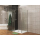 Душевой уголок Allen Brau Priority 100x100 3.31004.00 + 3.31019.00 хром