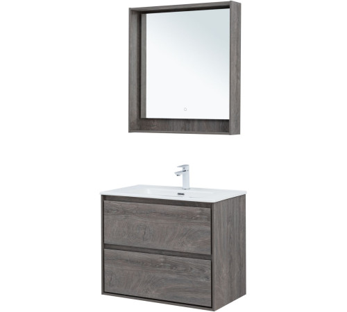 Тумба под раковину Aquanet Милан 80 дуб рошелье