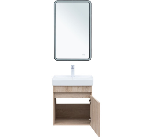 Тумба под раковину Aquanet Оптима 50 дуб светлый