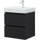 Тумба под раковину Aquanet Вега 2.0 50 черный