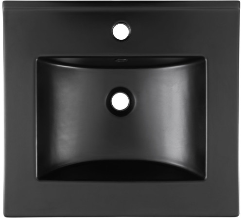 Раковина Aquanet Flat 50 черная матовая