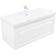 Тумба под раковину Aquanet Агата 110 белый сатин