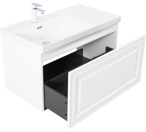 Тумба под раковину Aquanet Агата 90 белый сатин