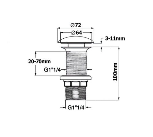 Донный клапан Allen Brau Fantasy 5.11001.MT мятный