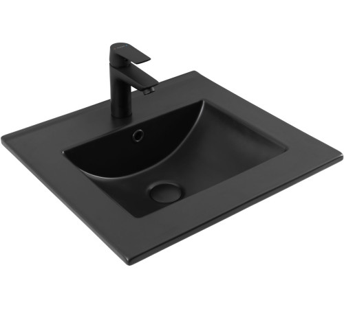 Раковина Aquanet Flat 50 черная матовая