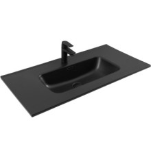 Раковина Aquanet Flat 90 черная матовая