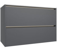 Тумба под раковину Allen Brau Activity 100 1.34014.PGM платина матовый/олива браш