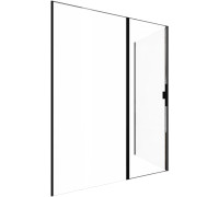 Душевой уголок Allen Brau Priority 160x100 3.31039.BBA + 3.31048.BBA черный браш