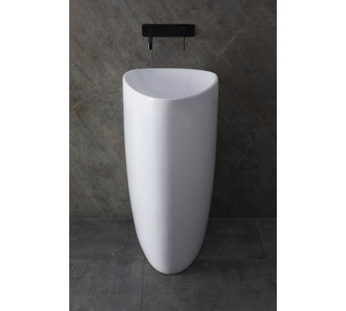 Раковина напольная Allen Brau Infinity 4.21016.20 белый глянец