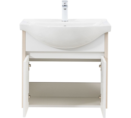 Тумба под раковину Aquanet Сидней 65 дуб атланта/белый