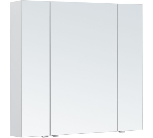 Зеркальный шкаф Aquanet Алвита new 90 белый матовый