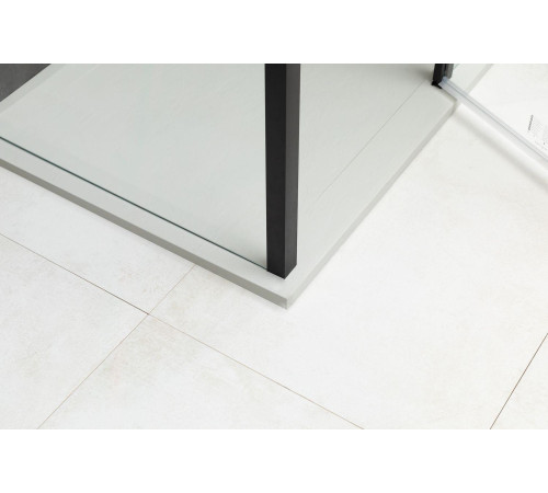 Душевой уголок Allen Brau Priority 140x80 3.31012.BBA + 3.31015.BBA черный браш