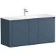 Тумба под раковину Allen Brau Paris 120 1.360004.BGM синий матовый