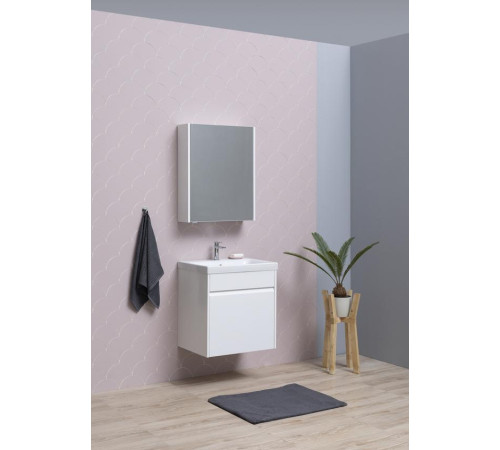 Зеркальный шкаф Aquanet Палермо 60 белый