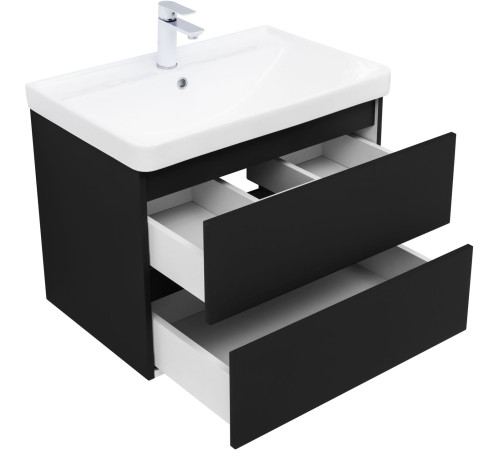 Тумба под раковину Aquanet Вега 2.0 70 черный