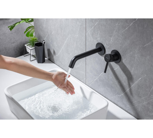 Смеситель для раковины Allen Brau Priority 5.31030-31 (с внутренней частью) черный матовый