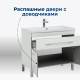 Тумба под раковину Aquanet Верона 100 белый (напольная 1 ящик 2 дверцы)