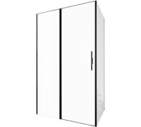 Душевой уголок Allen Brau Priority 120x90 3.31033.BBA + 3.31045.BBA черный браш