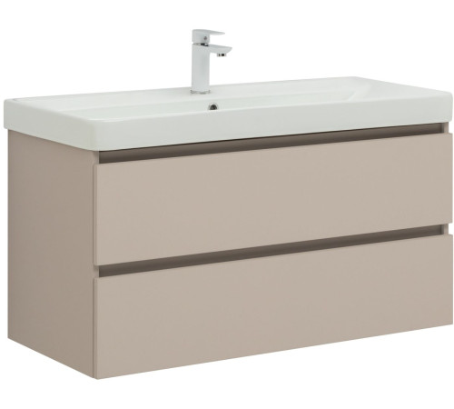 Тумба под раковину Aquanet Вега 2.0 100 бежевый