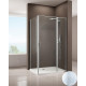 Душевой уголок Allen Brau Priority 120x100 3.31032.BA + 3.31047.BA серебро браш