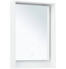 Зеркало Aquanet Милан 60 белый глянец