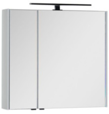 Зеркальный шкаф Aquanet Латина 80 белый