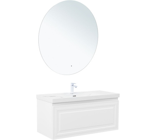 Тумба под раковину Aquanet Агата 110 белый сатин