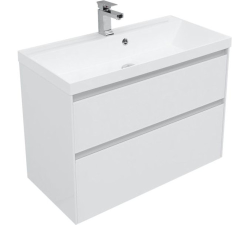 Мебель для ванной Aquanet Гласс 90 белый