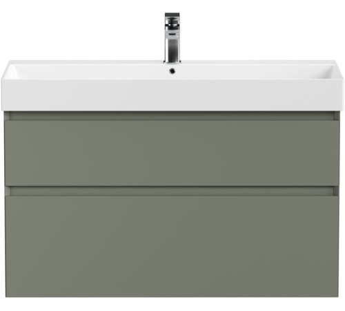 Тумба под раковину Allen Brau Infinity 100 1.210027.CGM олива матовый