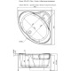 Акриловая ванна Aquanet Palau 140x140