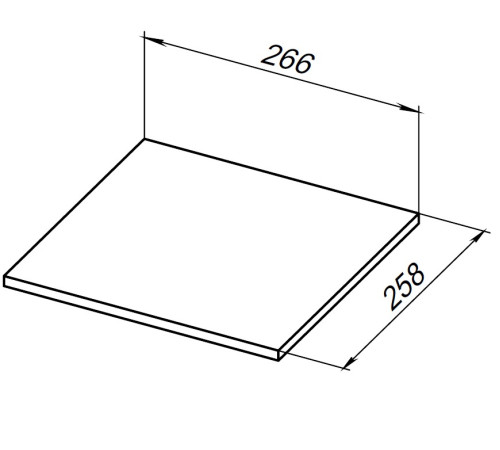 Полка для стеллажа Allen Brau Liberty 30 1.33009.B бежевый